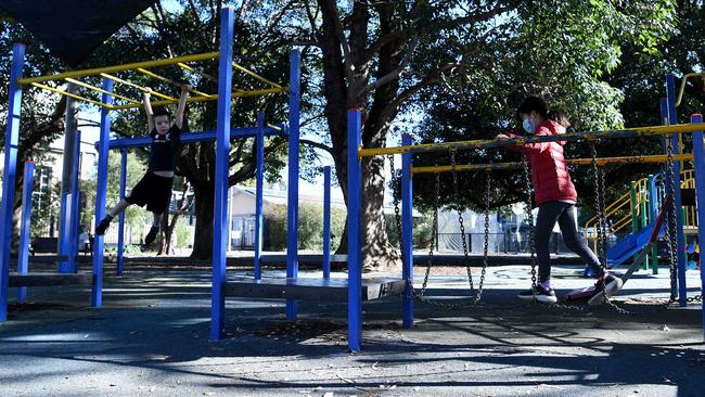 More children were using playgrounds as a result of the pandemic. Picture: NCA NewsWire/Bianca De Marchi