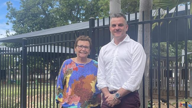 Aunty Rachel Atkinson, Board Executive of SNAICC, National Voice for our Children, and Queensland First Children and Families board member and Brad Chilcott, Thrive by Five Queensland Alliance convenor.