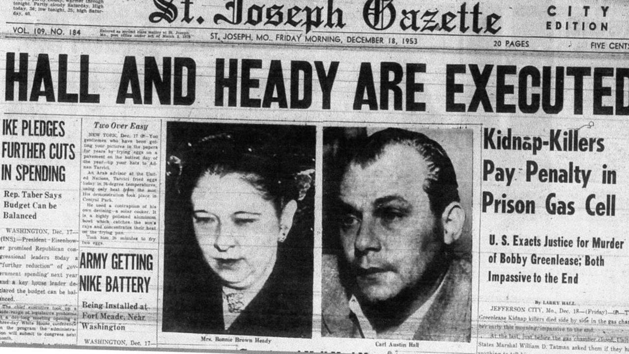 The 1953 gas chamber execution made headlines throughout the US, the last time a federal female prisoner was put to death in America.