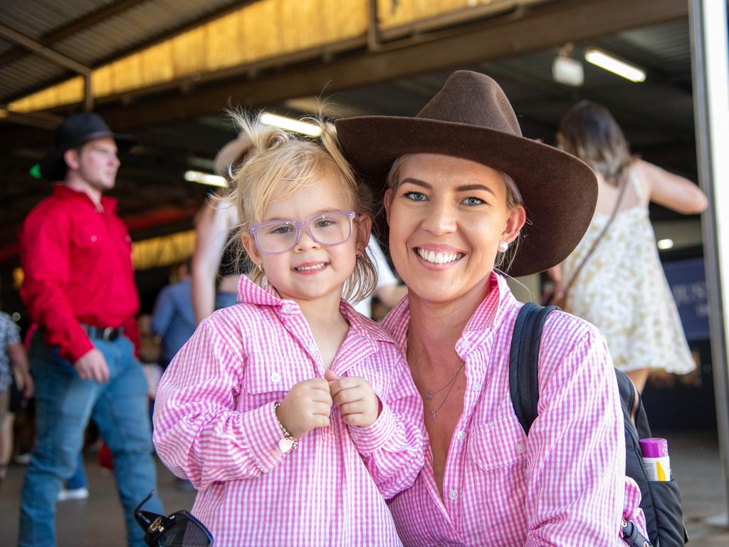 Emily and Olivia Hayes. Meatstock - Music, Barbecue and Camping Festival at Toowoomba Showgrounds.Saturday March 9th, 2024 Picture: Bev Lacey