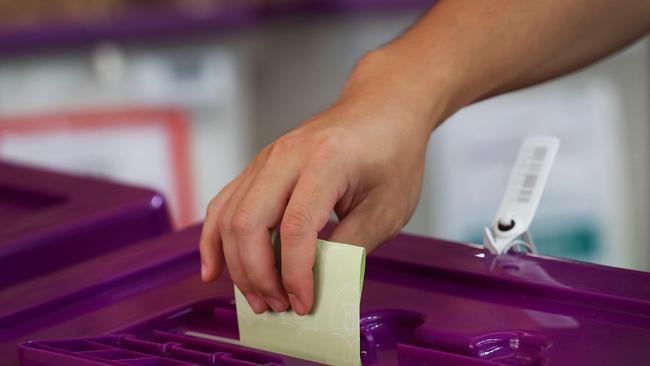 Postal voting is closing . (Photo by Lisa Maree Williams/Getty Images)