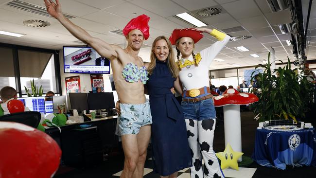 Angus McGilvray, actor Lisa McCune and Pia Jacobs were also there. Picture: Richard Dobson