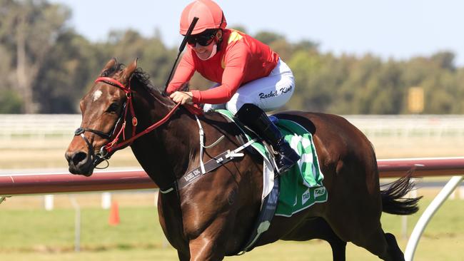 Rachel King on Philipsburg wins at Kembla Grange.