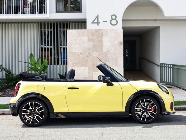 Mini Cooper JCW Convertible. Picture: Supplied