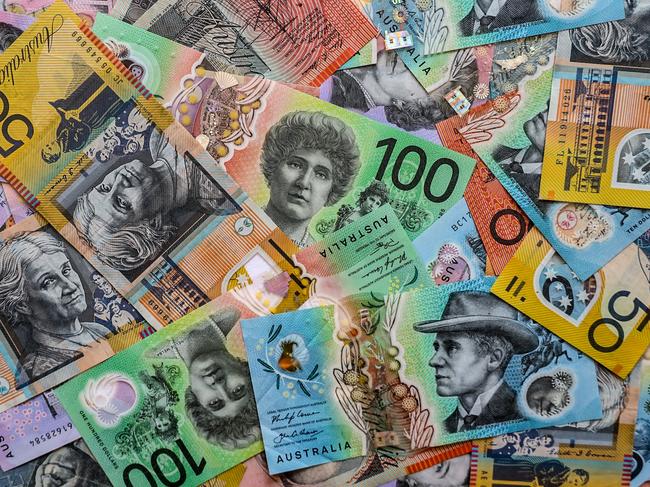 AUSTRALIA - NewsWire Photos - General view editorial generic stock photo image of Australian cash money currency. Picture: NewsWire / Nicholas Eagar