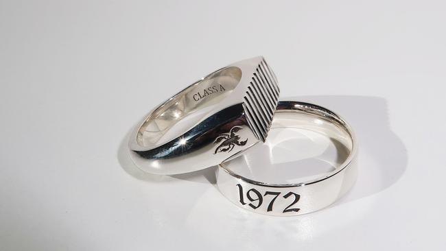 Connor Rozee’s new men’s collection with Class A Jewellers. Picture: Supplied