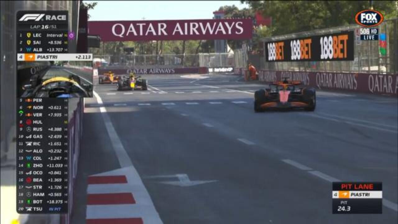 McLaren teamwork! Norris helps Piastri