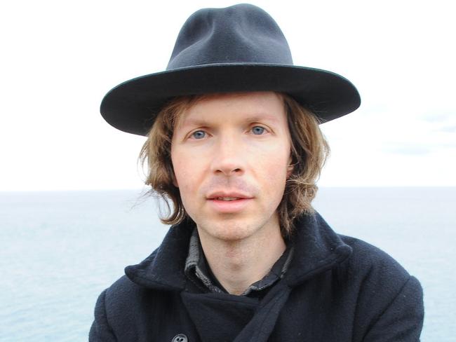 Beck Hansen - 13th album Colors by Los Angeles weird pop  musician genius manchild