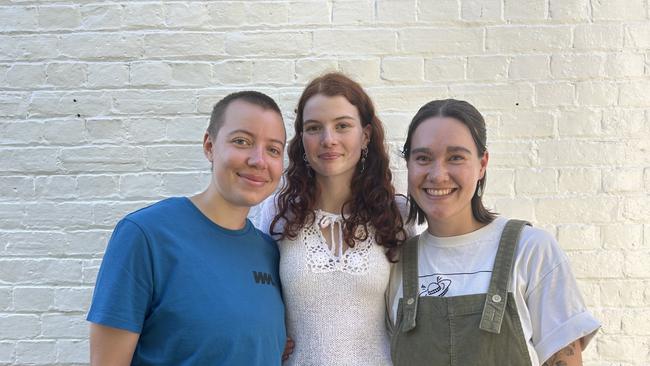 Joe Brey, Bethany Sarginson and Emily Miller. Picture: Bridget Clarke