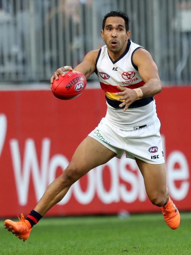 Eddie Betts during the loss to the Dockers on Sunday. Picture: AAP Image/Richard Wainwright