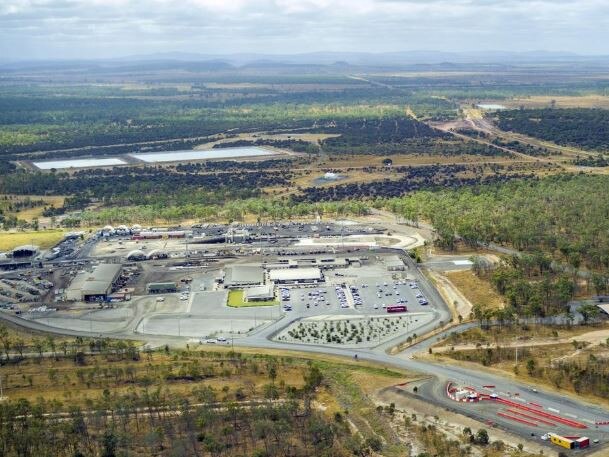 An aerial image of Anglo American's Grosvenor Mine. Picture: Daryl Wright