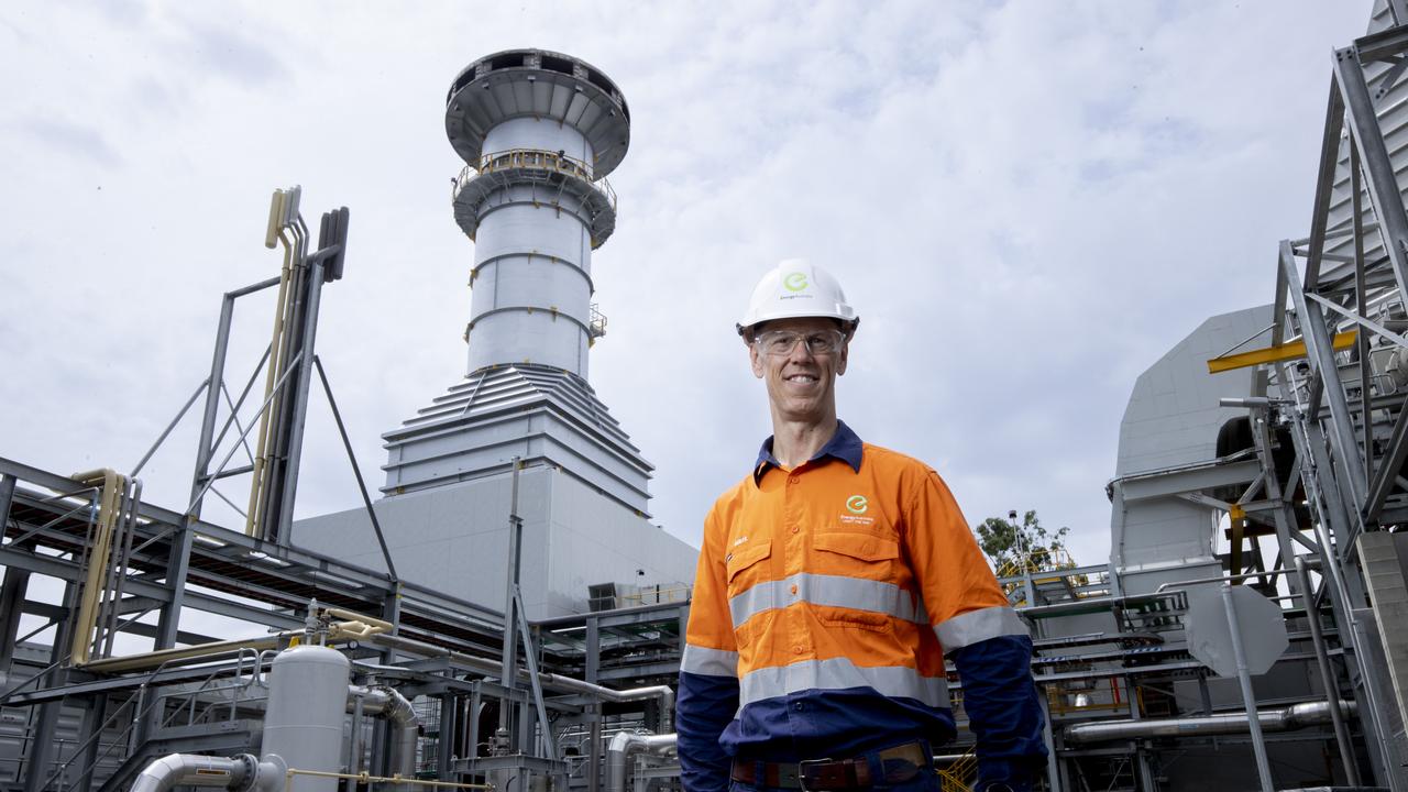 Mark Collette, managing director of EnergyAustralia, at the firm’s new Tallawarra B gas-fired power station. Picture: Arsineh Houspian.
