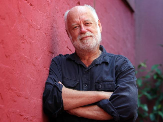 Broadcaster Phillip Adams who celebrates 20 years as host of ABC Radio National's 'Late Night Live', pictured in Sydney.