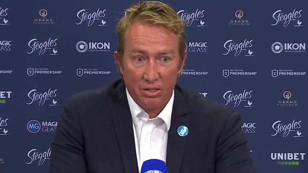 Roosters coach Trent Robinson was livid.