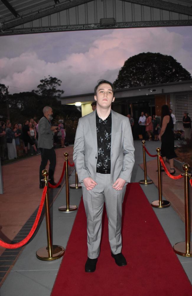 Students arrive at Noosa District State High School formal.