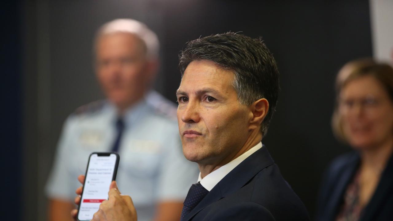 Minister for Customer Service Victor Dominello says the Service NSW app takes ‘minutes’ to download. Picture: NCA NewsWire/Damian Shaw