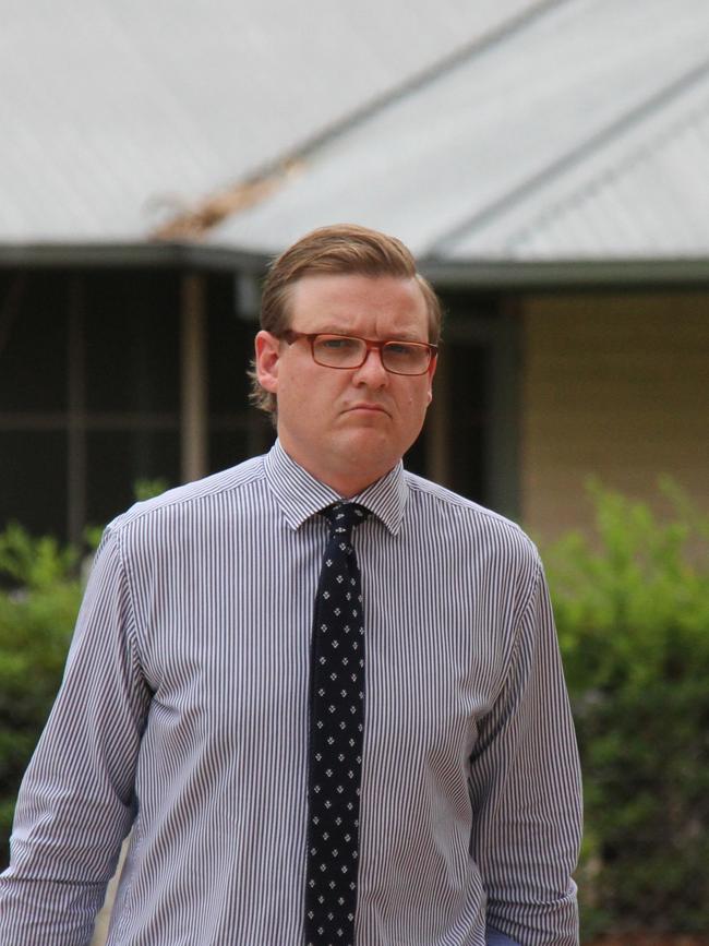 Former NT Police constable Zachary Rolfe's lawyer Luke Officer. Picture: Gera Kazakov