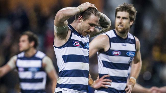 Geelong missed the chance to move equal top.