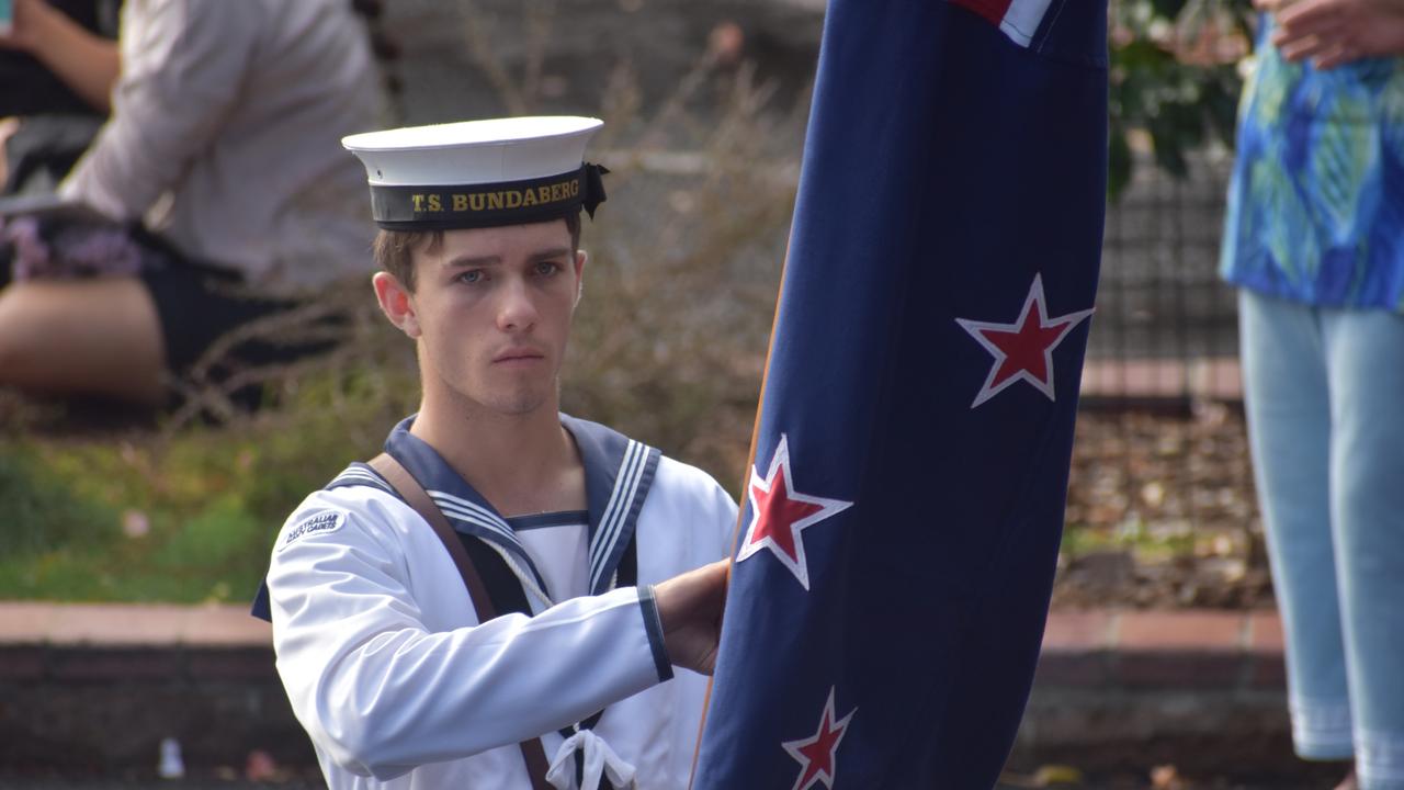 Scenes from the Bundaberg Civic Service and parade.