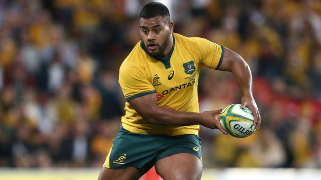 Taniela Tupou is staying in Australia amid a mass exodus of Wallabies. Picture: Jono Searle/Getty Images