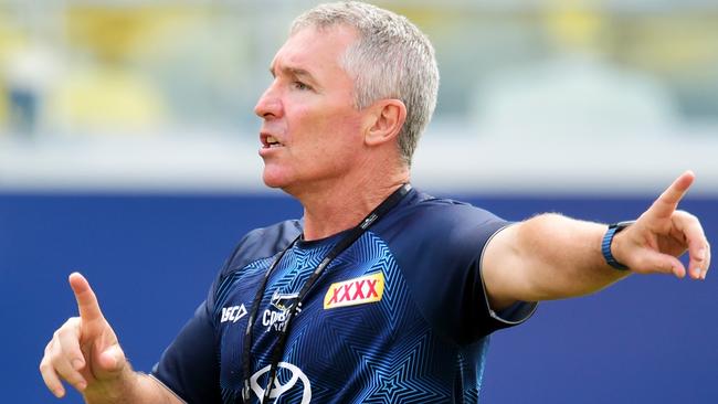 NRL; North Queensland Cowboys training at Queensland Country Bank Stadium. Head Coach Paul Green . Picture: Alix Sweeney