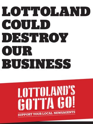 The Lottoland’s gotta go! campaign has launched across news agents. Picture: Supplied