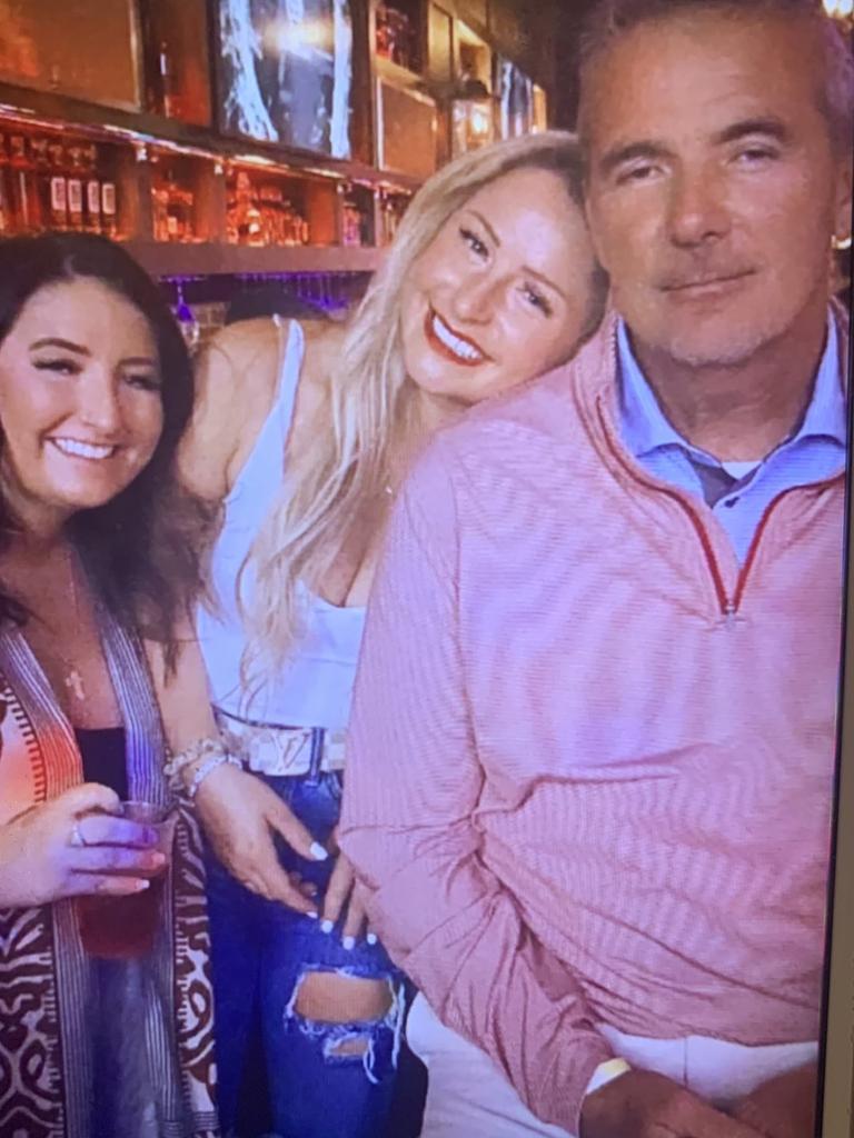 Meyer posed for photos with patrons at the bar. Photo: Twitter.