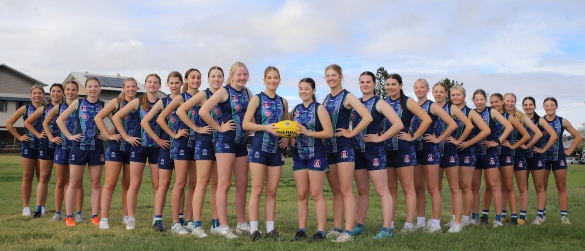 The Cathedral College senior female team will compete in the AFLQ Schools Cup finals.