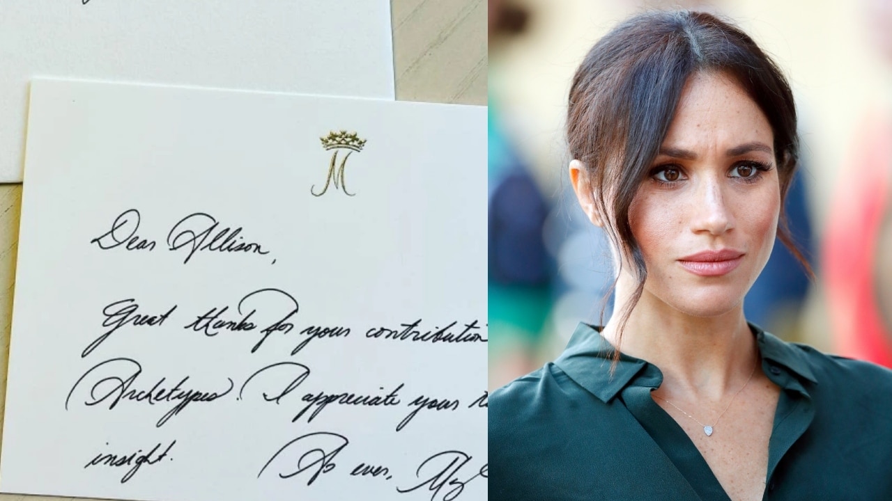 It’s Just To Show Off’ Meghan Markle Signs Her Letters With A Crown Above Her Initial ‘m’ To