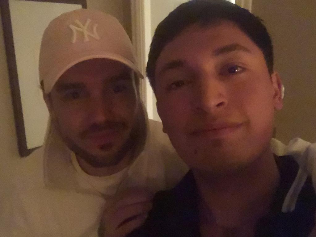 Payne with Argentinian waiter Braian Nahuel Paiz, one of those charged in relation to his death. Picture: Instagram