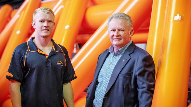 Ben and Mike Grainger of Liferaft systems Australia.