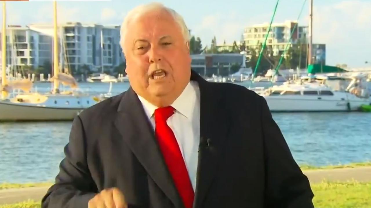 Clive Palmer made an explosive appearance on the Today show.