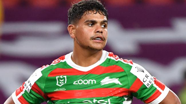 After defeat to Brisbane Latrell Mitchell faces a big test against his former club. Photo: AAP Image/Darren England