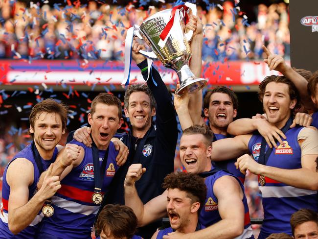 The 2016 premiership changed the Bulldogs for the better. Picture: AFL Media/Getty Images