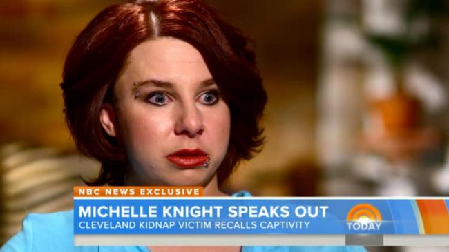 Horrific ... Michelle Knight has revealed her captor Ariel Castro beat her until she miscarried five times. Picture: Today