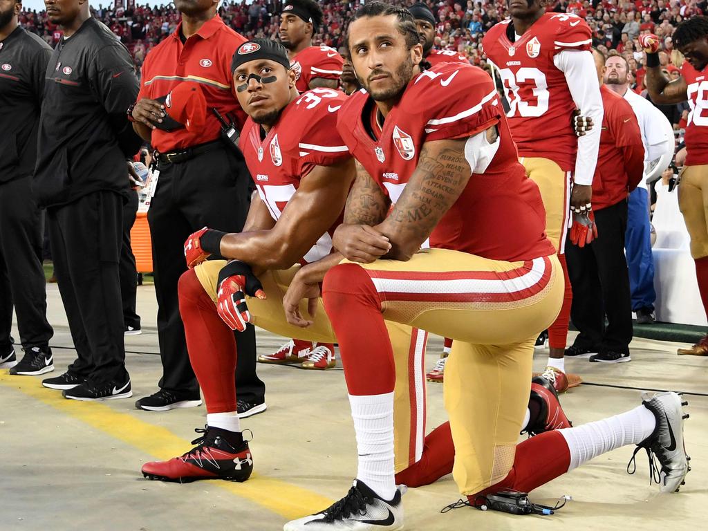 Only now are people starting to realise the significance of what Colin Kaepernick was doing years ago.