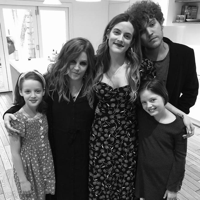 Presley is survived by daughters Riley, Harper and Finley. Picture: lisamariepresley/Instagram