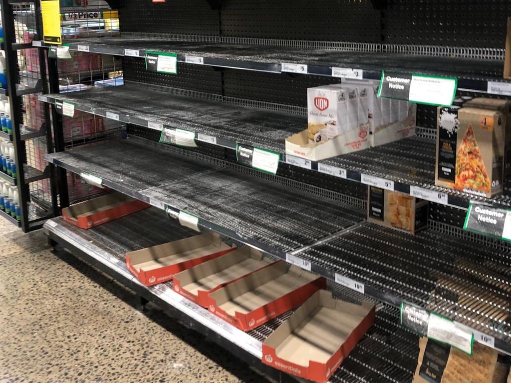 Shoppers across the country are reporting that flour has been scarce, despite product limits. Picture: Supplied