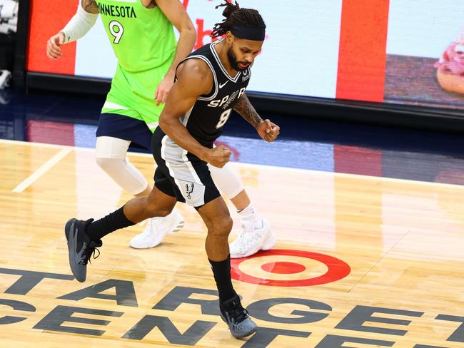 Patty Mills – what a player. Picture: Harrison Barden/Getty Images/AFP