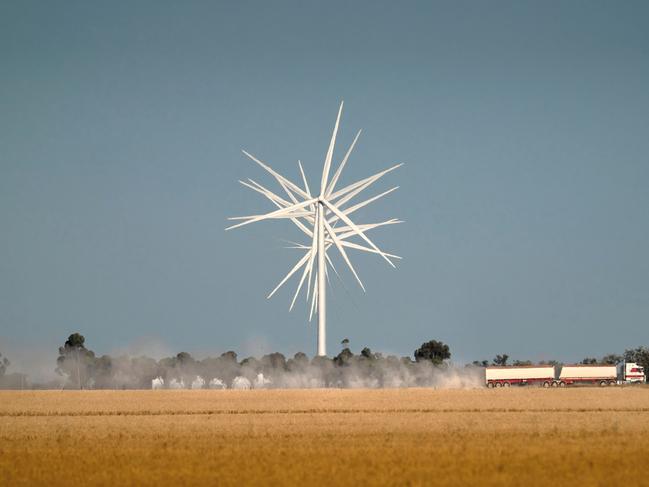 Photos from the new book "Wimmera" Murra Burra Windfarm about 27 klms from Horsham