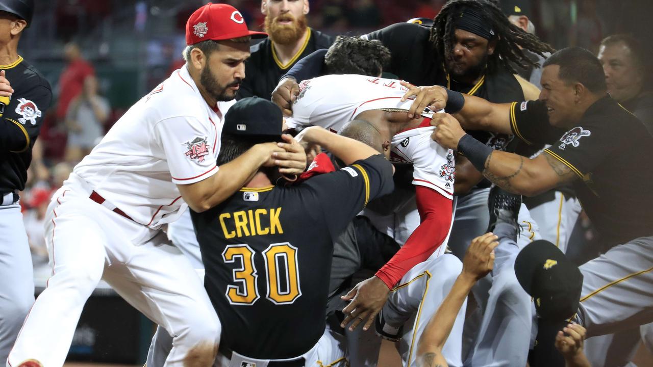 MLB 2019, news Pittsburgh Pirates v Cincinnati Reds brawl, Yasiel Puig news.au — Australias leading news site