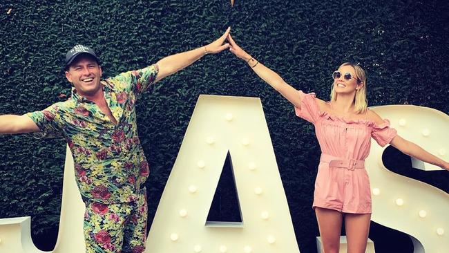 Karl Stefanovic and his partner Jasmine Yarbrough. Picture Instagram