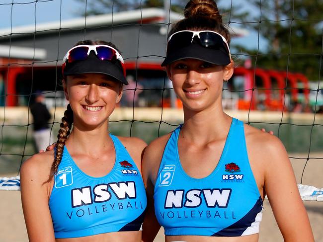 The pair were crowned under-16 national champions at the 2019 Australian Junior Beach Volleyball Championships.