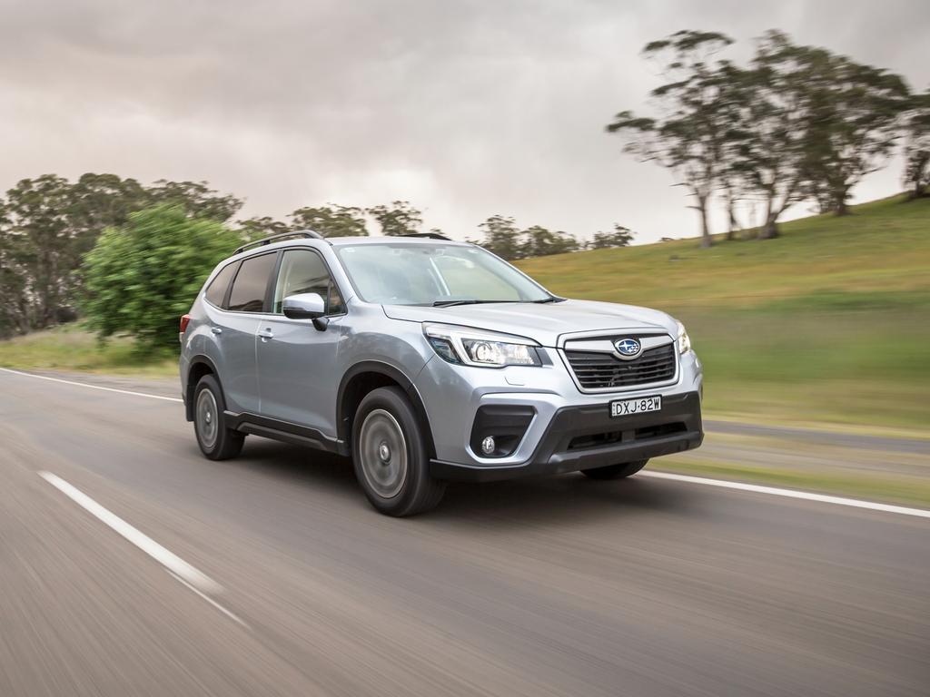 Second place went to the Subaru Forester, a pioneer of the SUV craze sweeping the country. Picture: Thomas Wielecki