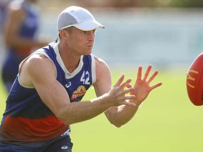 Alex Keath at training. Picture: Daniel Pockett/Getty Images