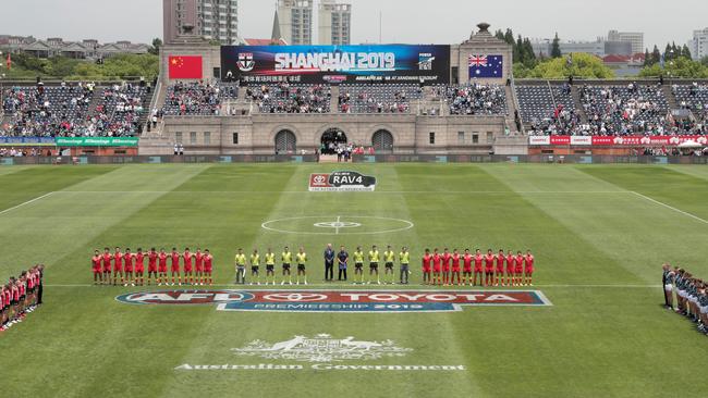 The China game has been moved to Melbourne. Picture: AFL Photos