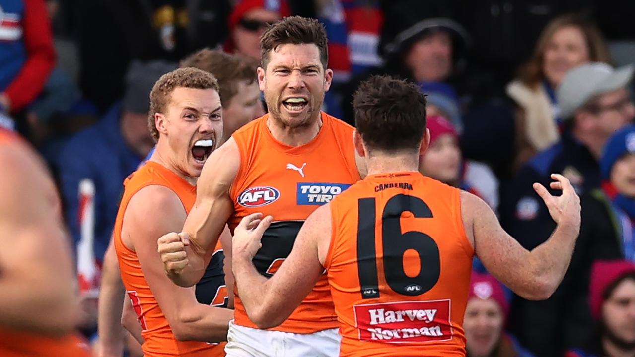 Toby Greene and his Giants need to believe they belong in finals. Picture: Michael Klein.