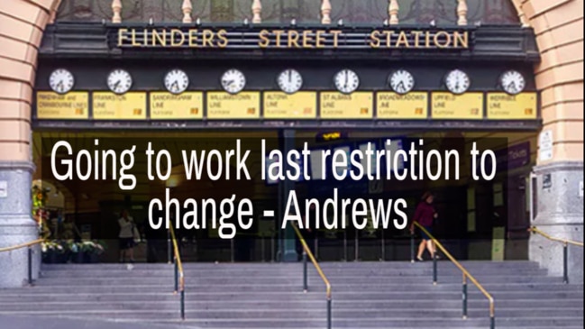 Going to work last restriction to change – Andrews