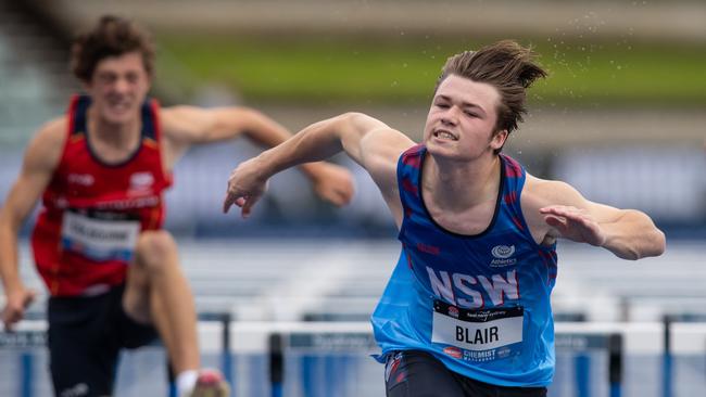 NSW sprinter Billy Blair is also a XV and sevens rugby player.