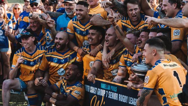 Warilla-Lake South Gorillas after their grand final triumph in 2022. Picture: Luke Arden | Warilla-Lake South Gorillas Facebook